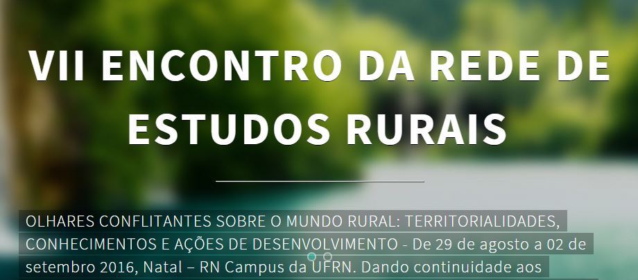 Encontro da Rede de estudos Rurais